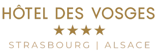 Logo de l'hôtel des Vosges, quatre étoiles, situé à Strasbourg en Alsace